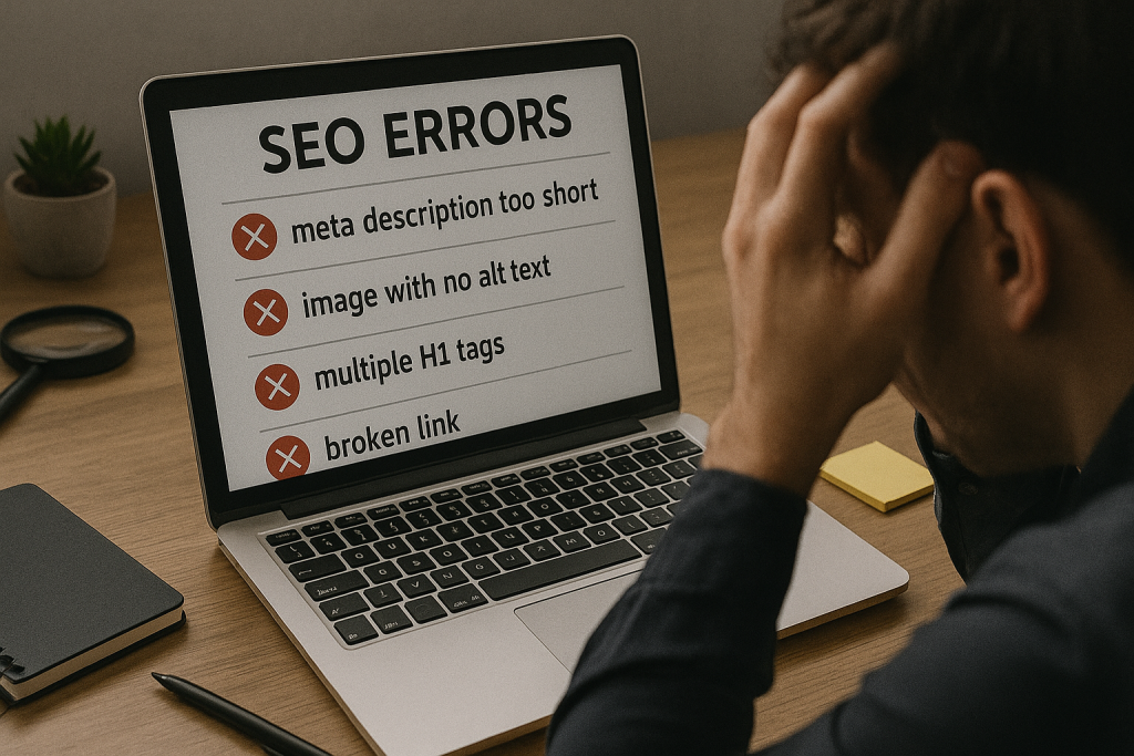 Errori seo