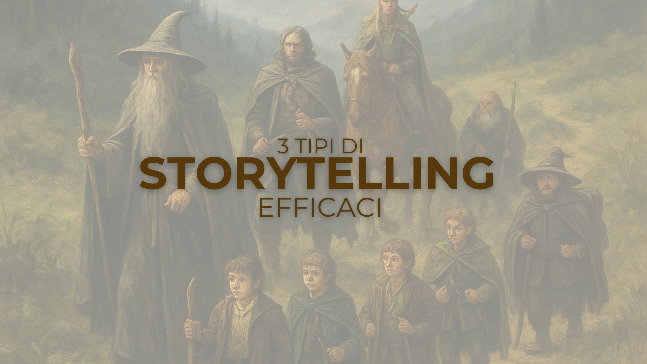 3 tipi di storytelling efficace