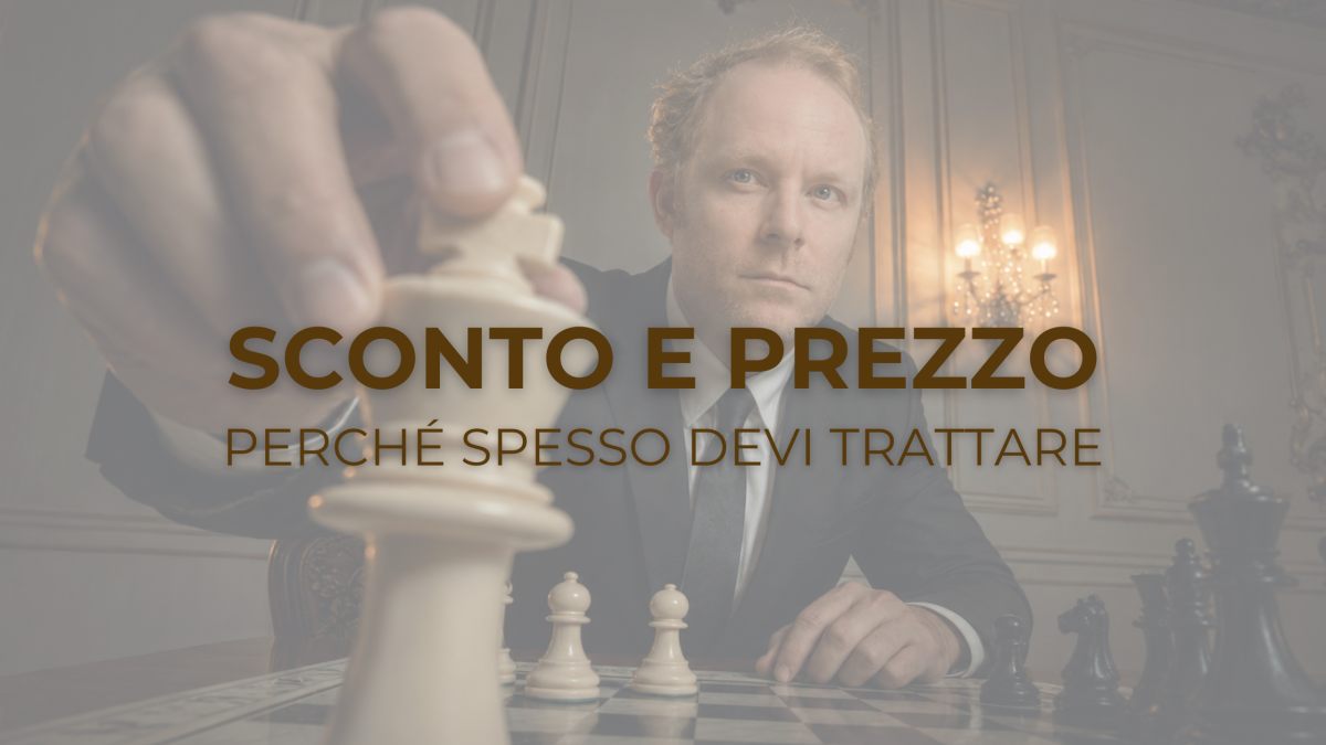 Perché ti chiedono lo sconto